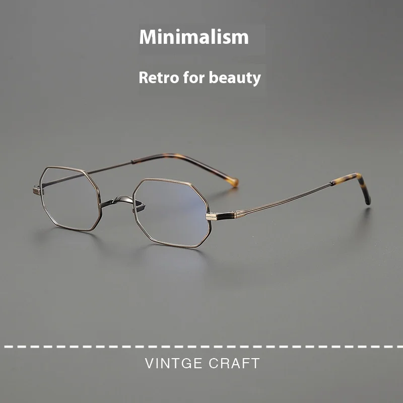 مصمم وصفة طبية فاخرة قصر النظر الرجال متعدد البؤر التقدمية التيتانيوم النساء الرجعية اللونية قصر النظر إطارات نظارات
