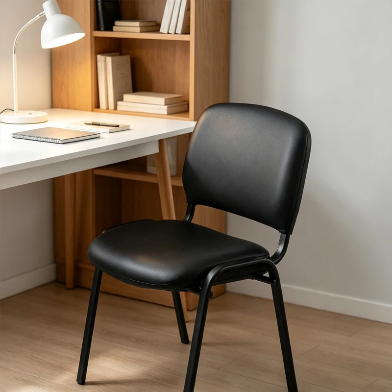 1 Set Waterproof PU Leather Dining Chair Cover Elastic Chair Backrest Seat Cover Banquet Wedding Home Office Chair Slipcover