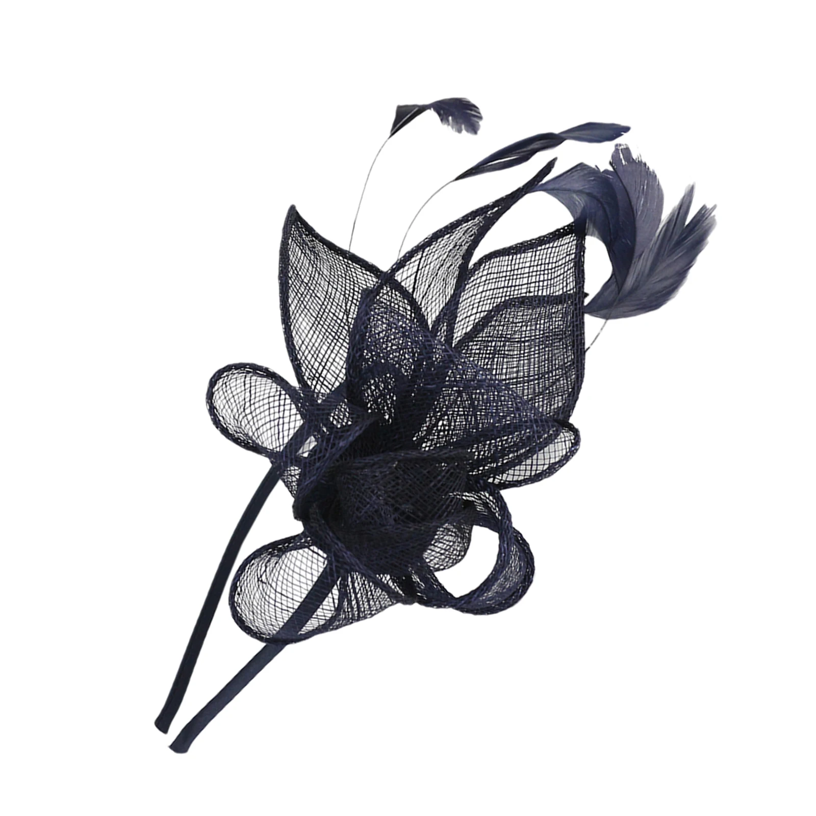 

Fascinator Hats Hairband Clip Vintage Hat Headpiece for Women Girls Black Bridegroom Party Wedding Banquet Halloween Tea