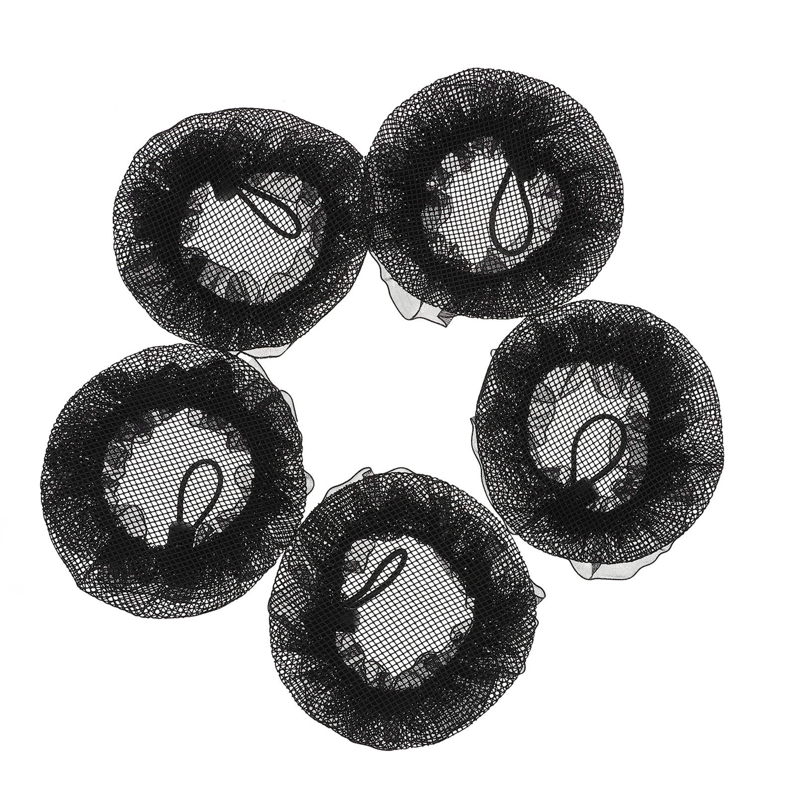 

10 Pcs Elastic Drawstring Hairnet Miss Accessories for Girls Ballet Nylon Wow Bun