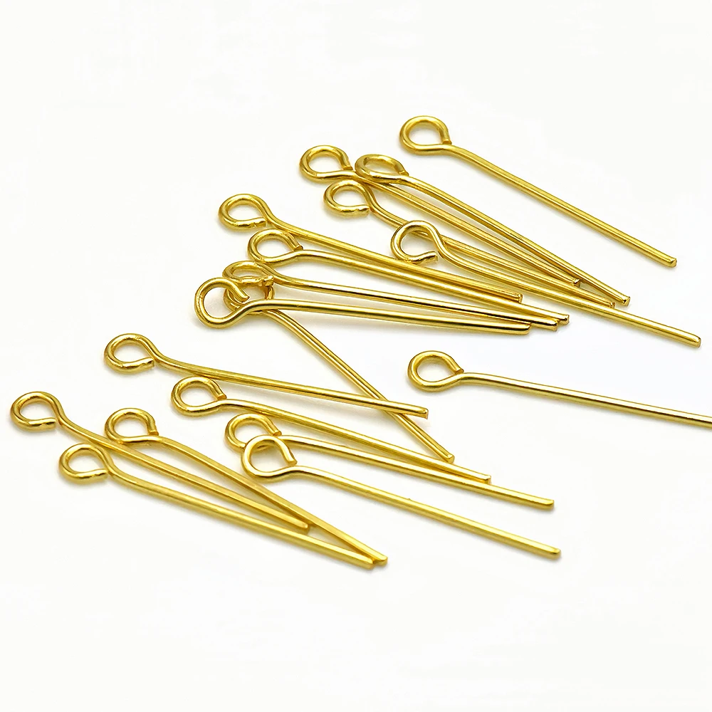 20/100 Stück Ösenstifte 16 18 20 25 30 35mm Edelstahl-Ösenstifte für DIY-Schmuckherstellung Schmuckzubehör – Detail 6