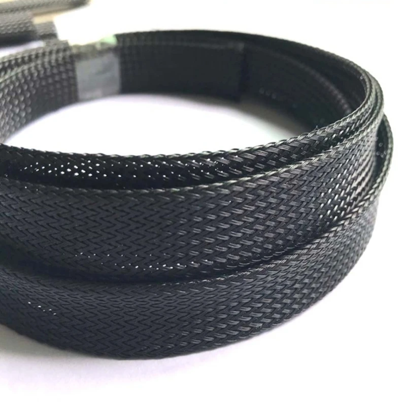 5/10/50/100M Insulated Braid Sleeving 2/3/4/6/8/10/12/15/20/25mm  PET Wire Cable Protection Expandable Cable Sleeve Wire Gland