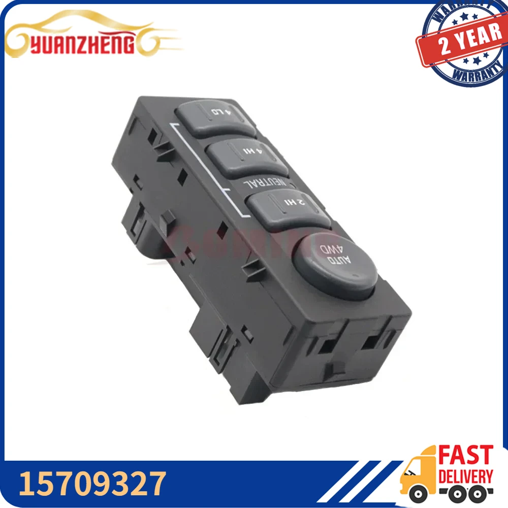 15709327 19168767 NEW Transfer Case Switch For Cadillac Chevy Silverado 1500 2500 3500 GMC Sierra Yukon Yukon XL 1500 1999-2002