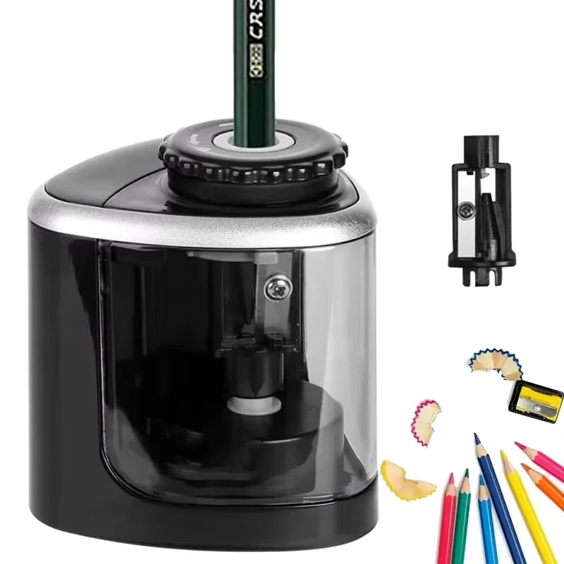 Electric Sharpener Assembly Desktop Automatic Pencil Sharpener 6mm-8mm Portable Tool For Students School Office Stationery Tools