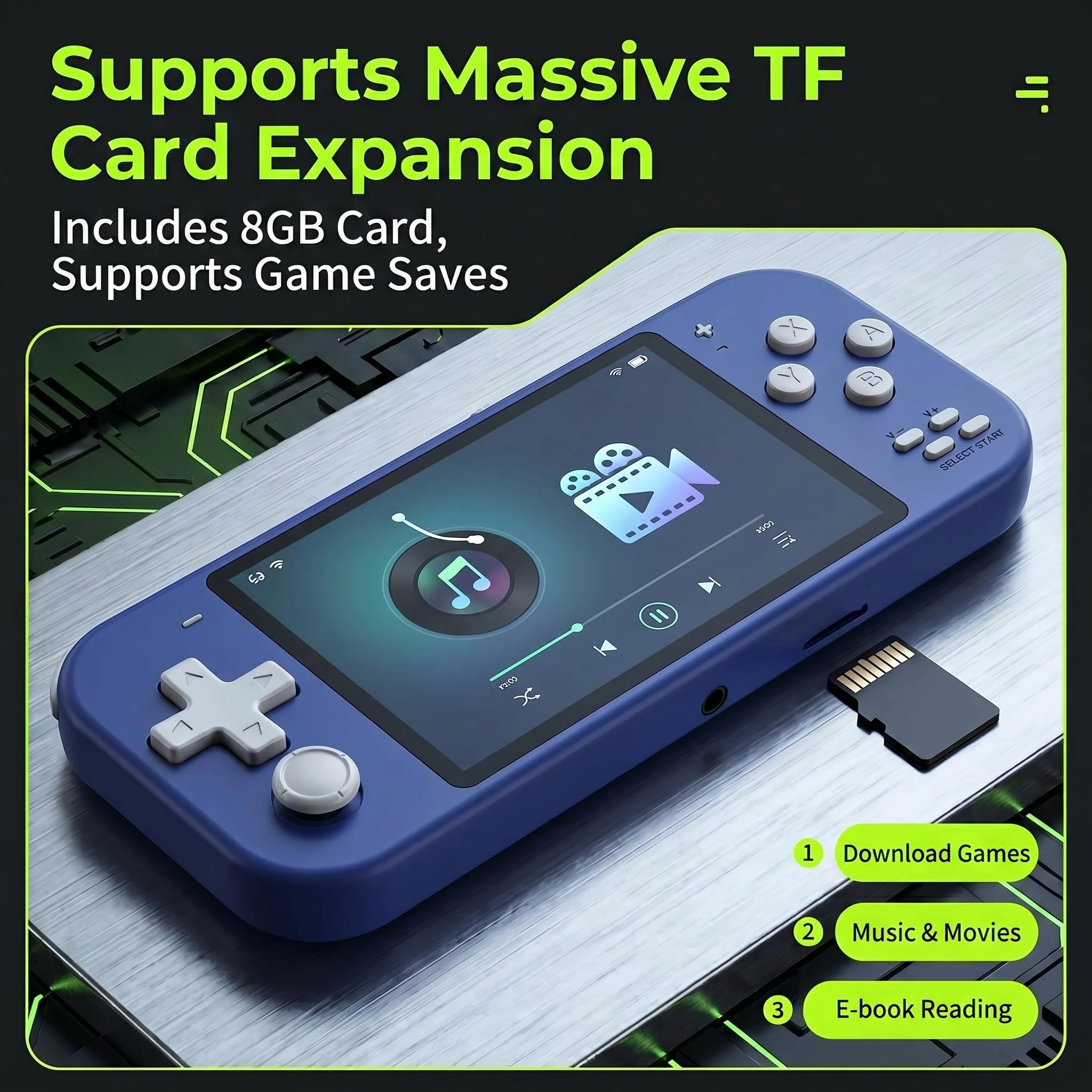 جهاز ألعاب محمول يعمل بنظام لي - مراجعة Gaming Console Gs5 وسعره