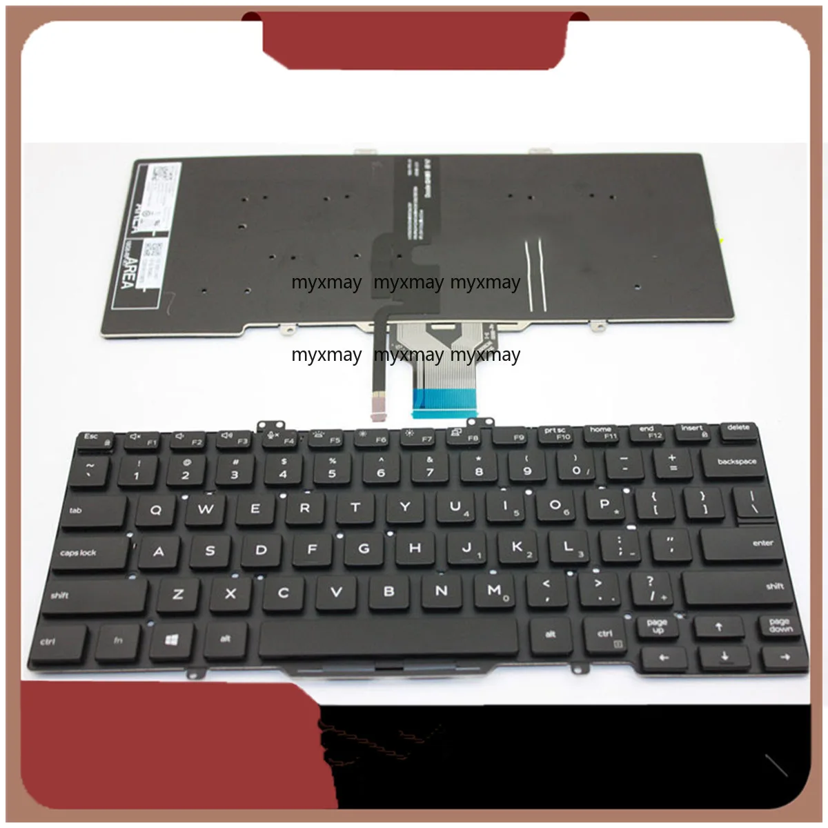 

keyboard for Dell latitude 5400 5401 7400 3400 US version black backlight 0RDV0V RDV0V PK132EE1B01 CN-0RDV0V 0RDV0V-DFH00
