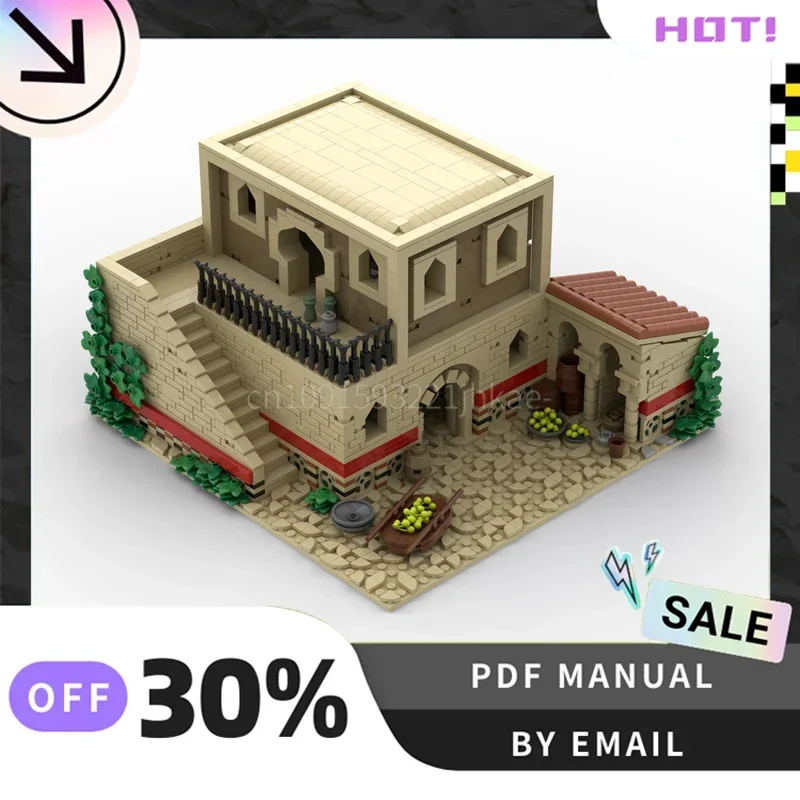 [2068 قطعة] مجموعة مكعبات بناء إبداعية مخصصة لمنزل MOC ألعاب تعليمية جذعية لتقوم بها بنفسك مجموعة نماذج البناء هدايا عيد الميلاد