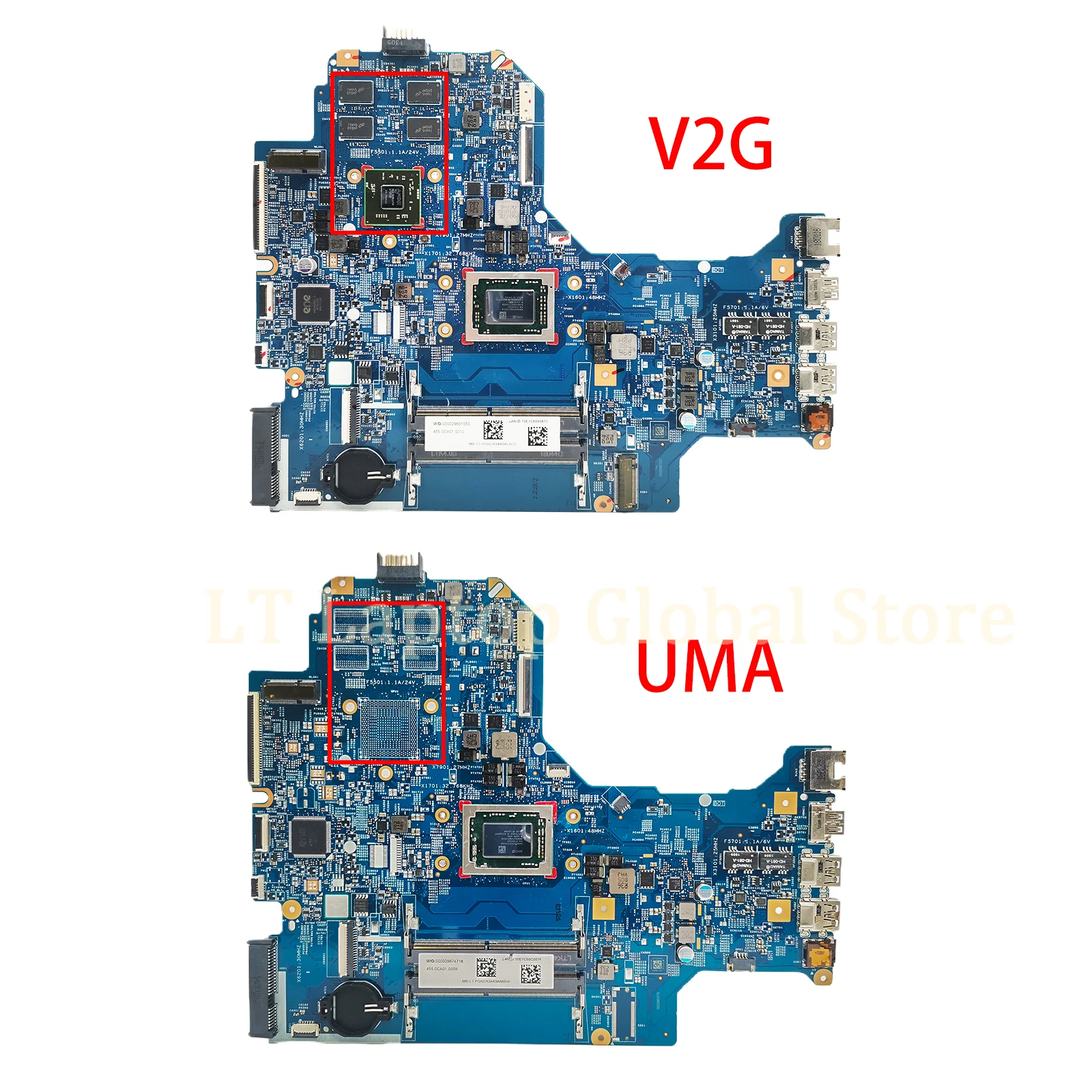 Imagem -04 - Placa-mãe de Laptop com A12-9720p A10-9620p Cpu para hp para H168892 Mainboard 17-ak 17z-ak