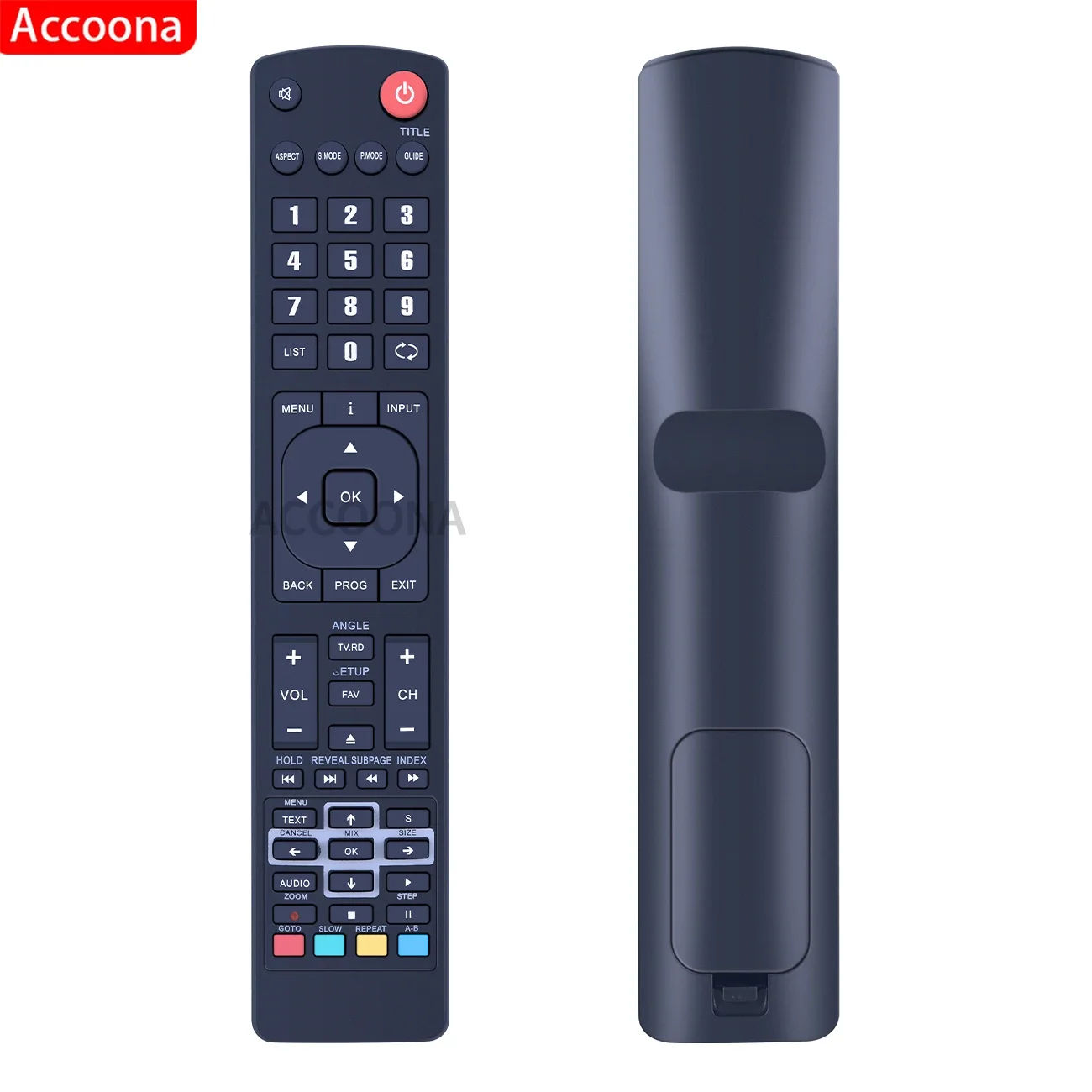 

ACCOONA New Remote Control for Jvc Ok LCD LED HDTV TV RM-C3171 RM-C3174 LT-42C550 LT-40E710 Controller Replacement