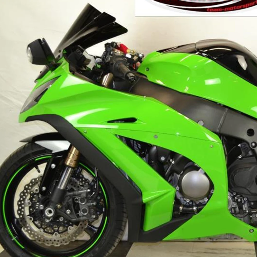 For Kawasaki Ninja ZX10R ZX-10R 2011 2012 2013 2014 2015 ZX 10R Windshield Double Bubble Windscreen Screen Front Wind Deflectors