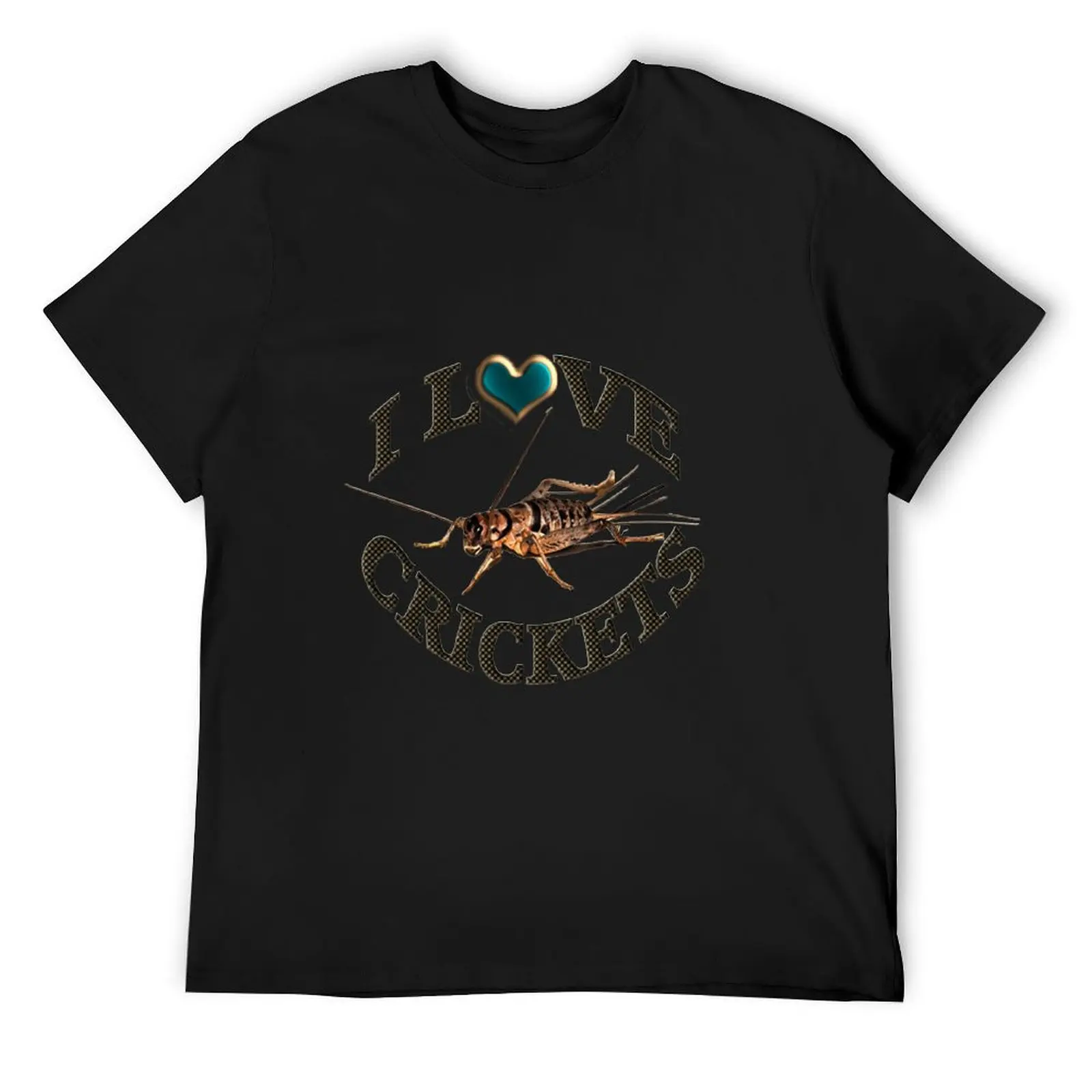 

I LOVE CRICKETS PICTURE-PILLOW-TOTE BAG- DRAWSTRING BAGS,CARDS,BOOKS,TEE SHIRTS ECT, T-Shirt