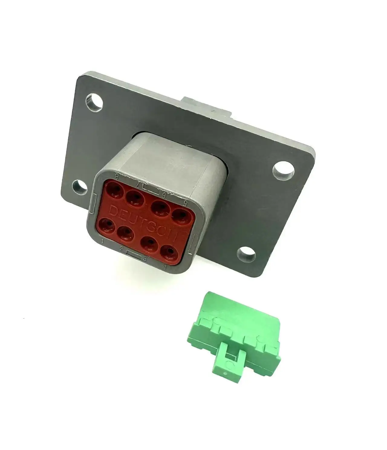 Dechi connector DT04-8PA-L012 waterproof plug DT06-8S with fixed flange and terminal