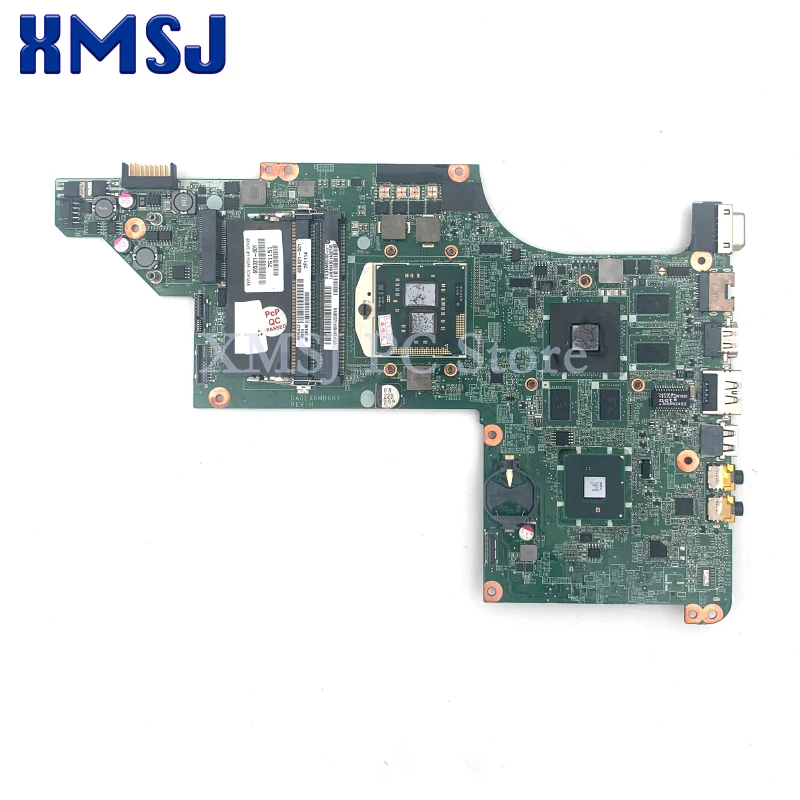 For HP Pavilion DV7T-4100 DV7-4000 605321-001 DA0LX6MB6H1 Laptop Motherboard HD5650 GPU DDR3 Main Board Full Test