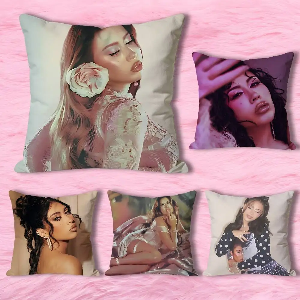 

K-Kali U-Uchis Sincerely Anime Celebrity Merchandise All-Match Printed Pillow Case Sofa Car Office Room Decoration Protector