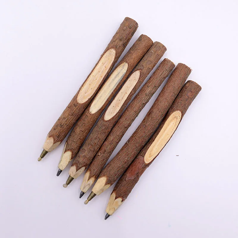 5pcs Branch And Twig Shape pencil Wooden Pencils Personality Crafts Pencil School Supplies Writing Drawing Pencil For kids gift