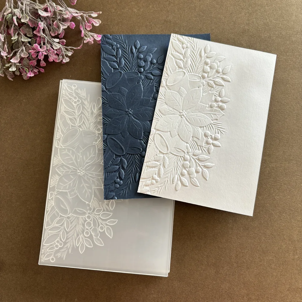 Folder do wytłaczania tekstury 3D Folder do wytłaczania w tle do szablonu do tworzenia kartek Scrapbooking Paper Craft