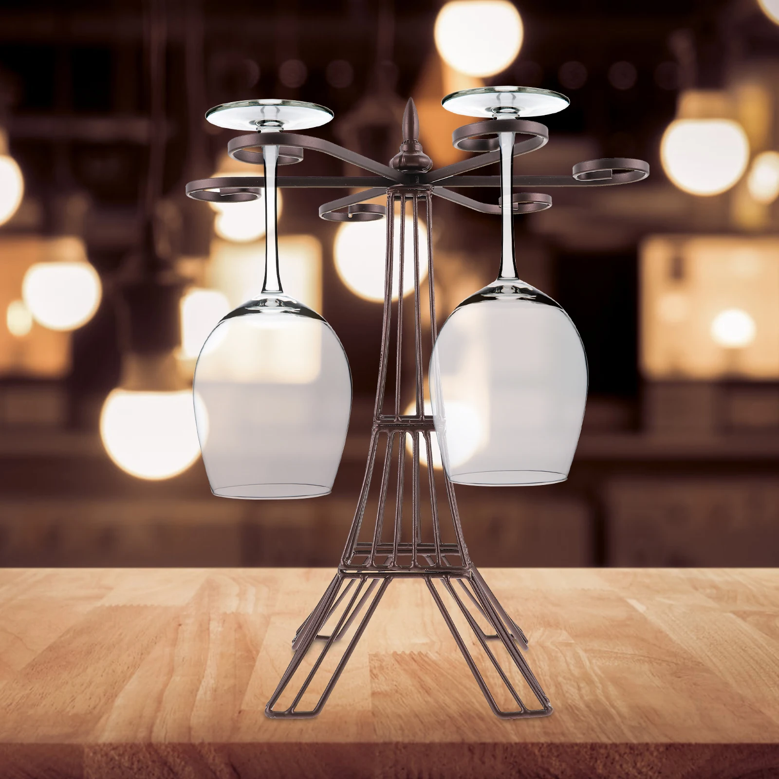 

Eiffel Tower Cup Rack R om Color Sturdy Space Saver Creative Kitchen Helper Reusable Practical Stylish Housewarming