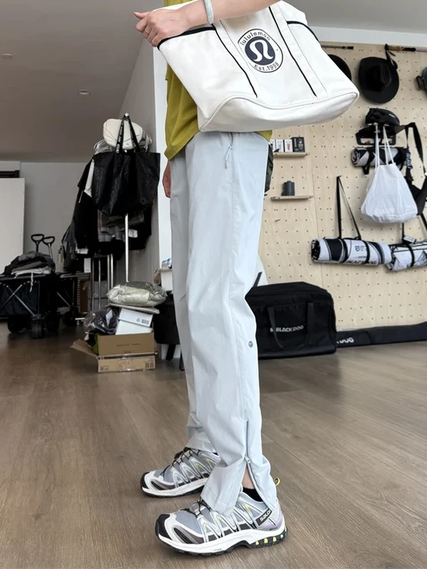 

Легкие мужские брюки-карго American Sle с боковой молнией Qui Dry, весенне-летние повседневные брюки для скалолазания на открытом воздухе