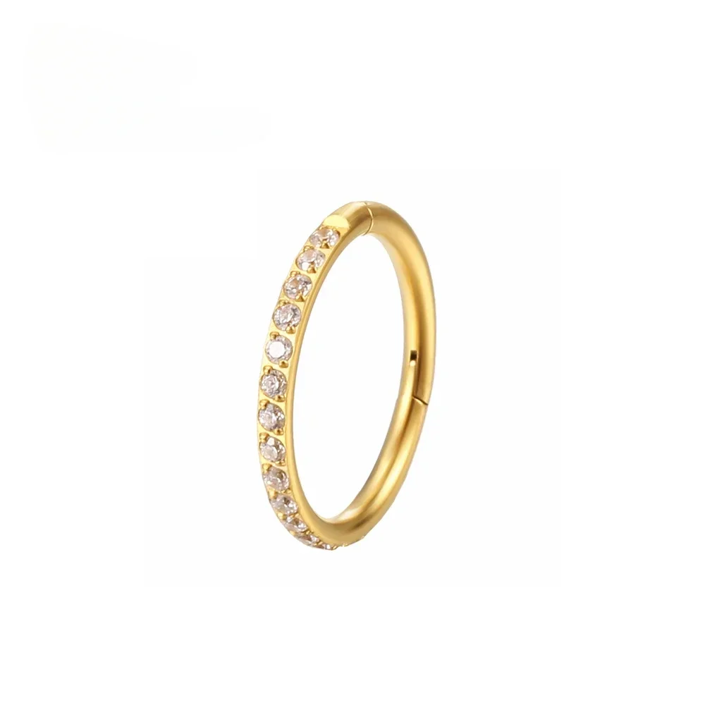 Surgical Steel Nose Rings Hinged Segment