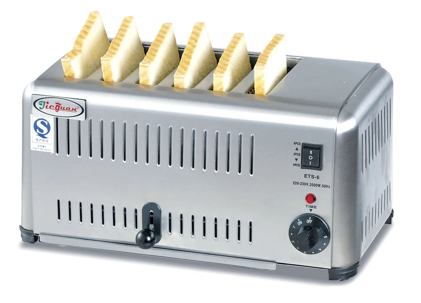 

High Quality Toast Bread Heating Breakfast 6-slice Electric Toaste