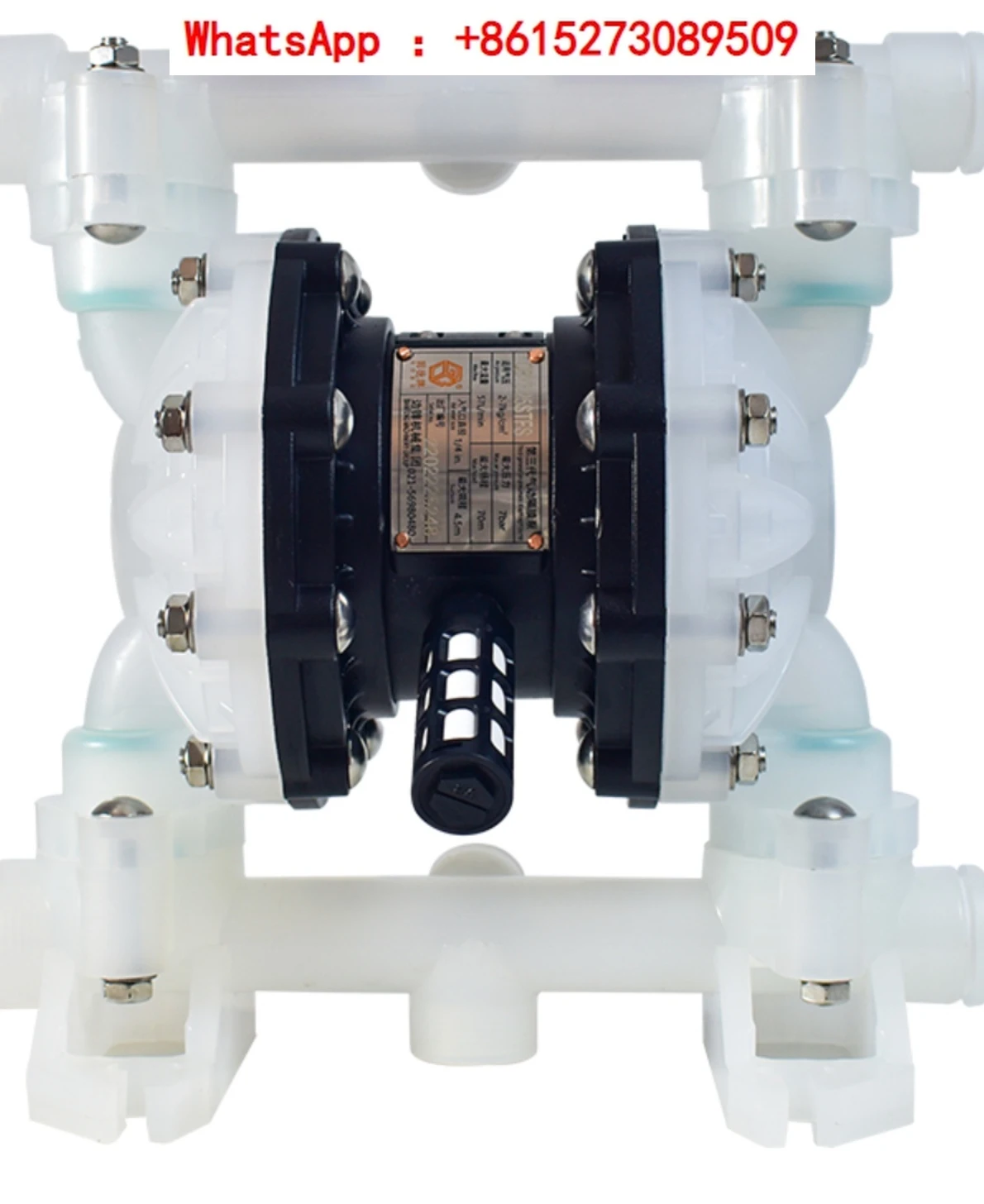 PP plastic pneumatic diaphragm pump QBY3 series multiple models acid and alkali resistant aluminum alloy chemical pump