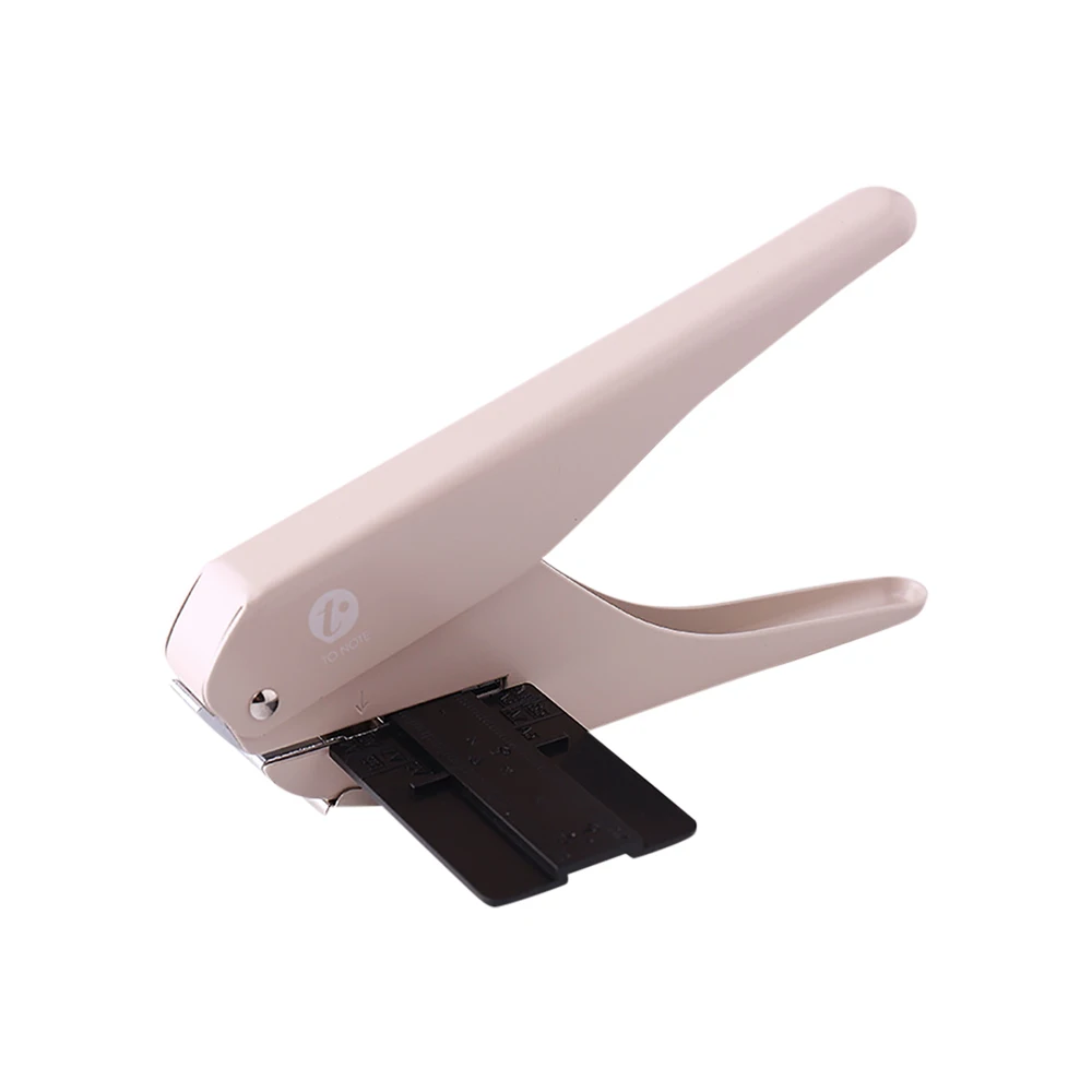 Creative Mushroom Hole Shape Punch for H Planner Disc Ring DIY Paper Cutter T-type Puncher Craft Machine Offices Stationery