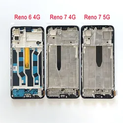 Original Amoled For OPPO Reno 6 4G Reno6 5G  LCD Display Frame Touch Panel For Oppo Reno 7 4G  Reno7 5G