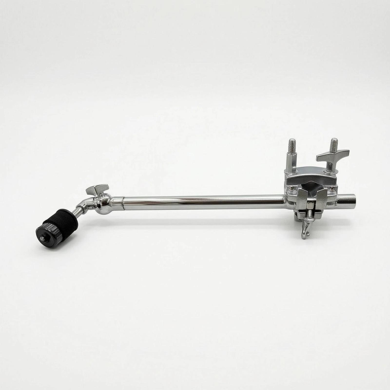 Drum Hardware Clamp with Cymbal Rod Compact Cymbal Mount with Multi-Function Clamp Percussion Accessory Adjustable Long-Lasting