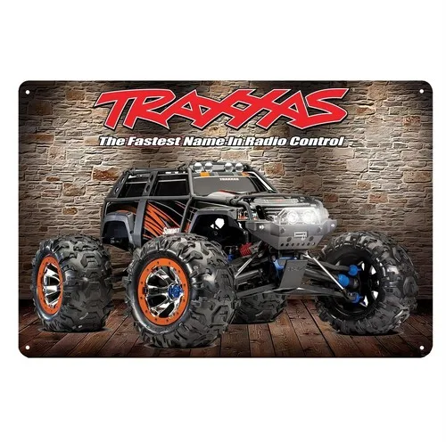 Metallposter RC-Auto Blechschild Wanddekoration Plakette Traxxas Summit