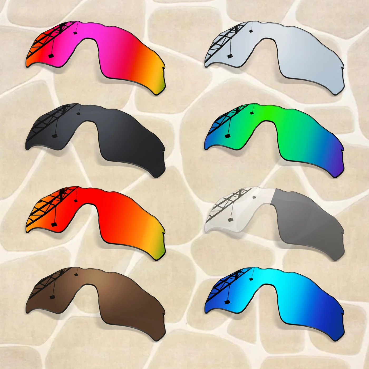 

Suitable for Oakley Radar Pace OO9333 Replacement Lenses-100% UV Protection Anti-Scratch & Impact Resistant