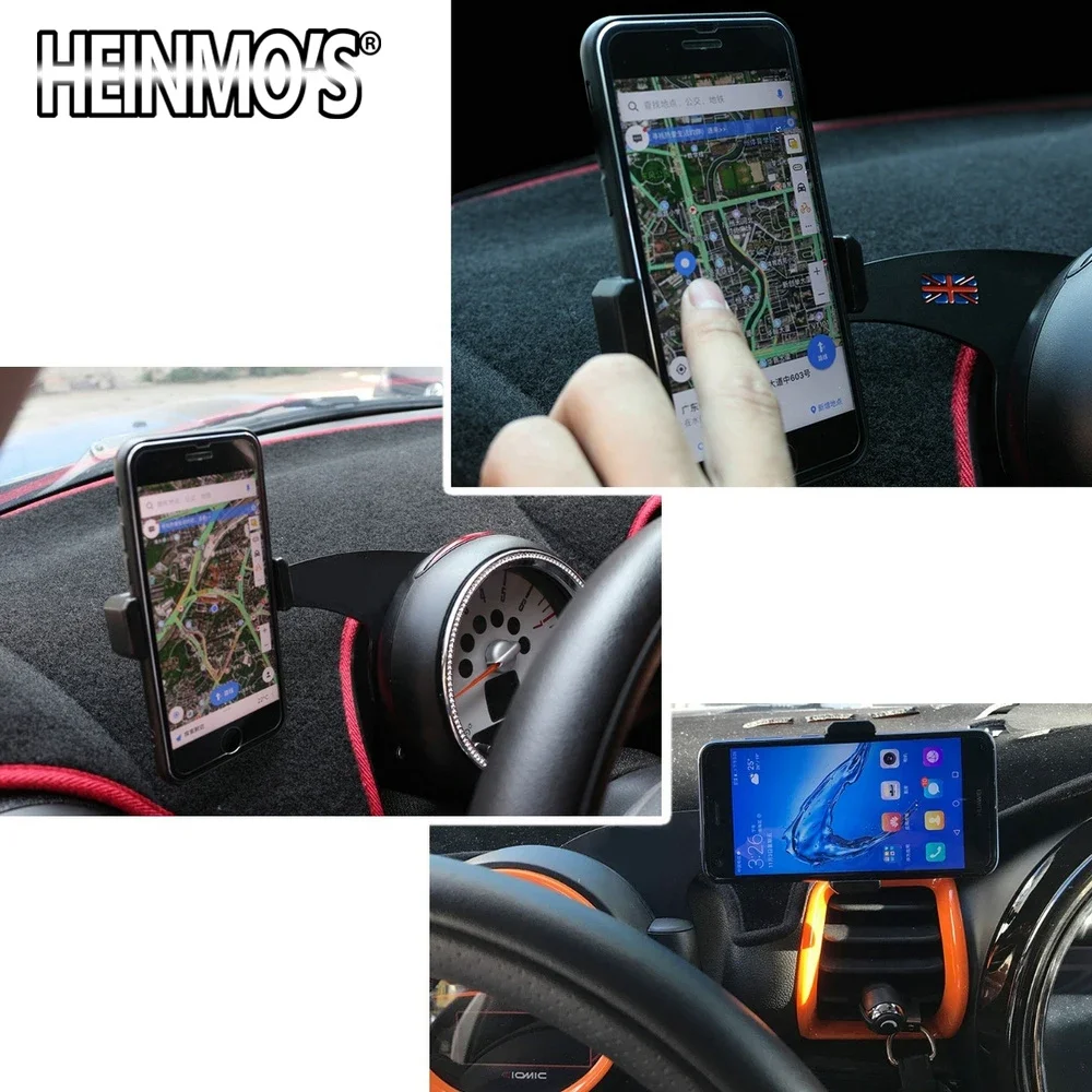 For MINI Countryman F60 F55 Clubman F54 Phone Holder Car Styling For MINI Cooper Accessories Mobile Phone Bracket For MINI F56