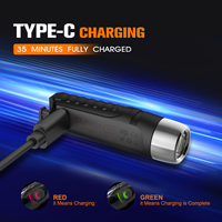 TUNENGE S12 PLUS Portable Flashlight Super Bright Torch 600LM Waterproof LED Light Keychain Built-in Battery With Magnetic