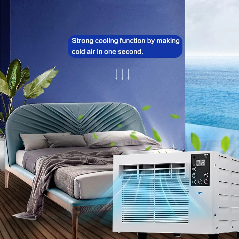 Energy-Saving Portable Air Conditioner No Installation Small Room Cooling Window Air Conditioner with Remote Control