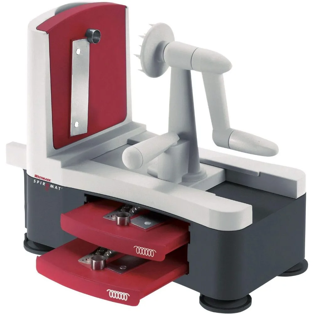 

Stainless Steel Tri-Blade Spiral Slicer for Vegetables, Easy to Use and Clean Kitchen Tool