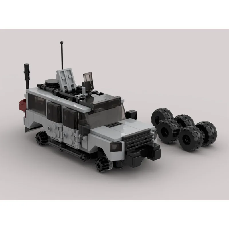 Classic Custom MOC-88738 Tactics Agent Car SUV 8 Grid Car Stitching Model 290 Pieces Boy Toys Birthday Gifts Christmas Toys Gift