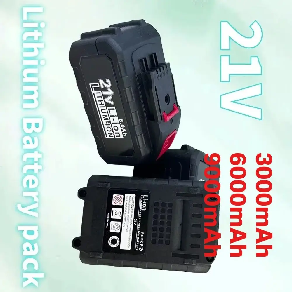 

3000/6000/9000mAh For WORX 21V Power Tool Battery Rechargeable Li-ion Cells Replacement of WA3551 WA3553 WA3641 WG629E WG546E WU