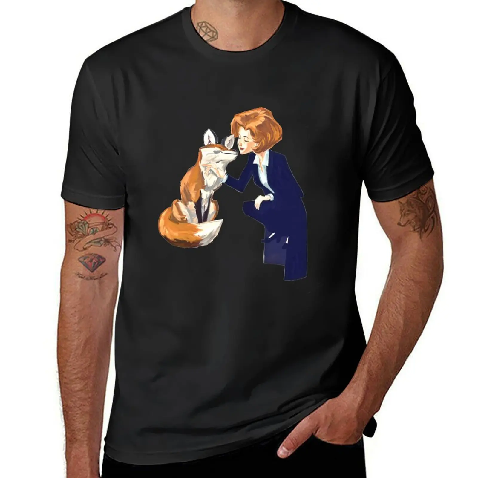 

trust of a fox - x files T-Shirt customs design your own summer 2025 anime tshirt luxury t-shirt men t shirts