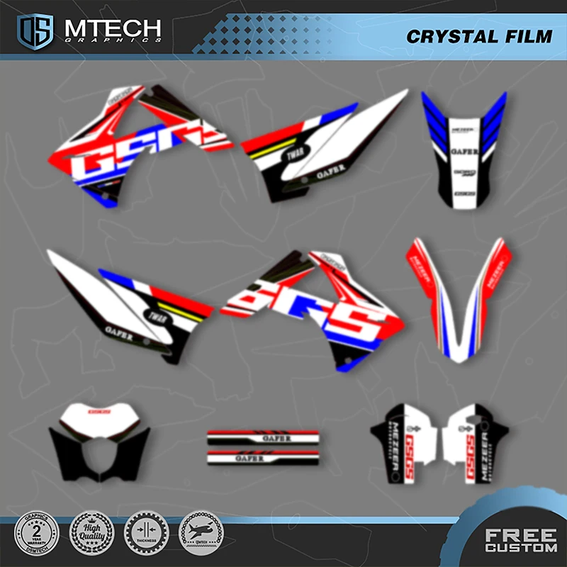 

DSMTECH Custom Team Graphics Backgrounds Decals For 3M Stickers Kit For GASGAS 2010 2011 EC MC 200 250 300 350 007