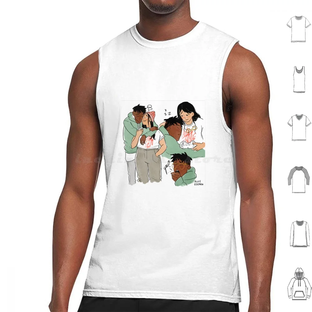 Bliss And Rowan Tank Tops Print Cotton I Was Born For This Alice Oseman Ya Fiction