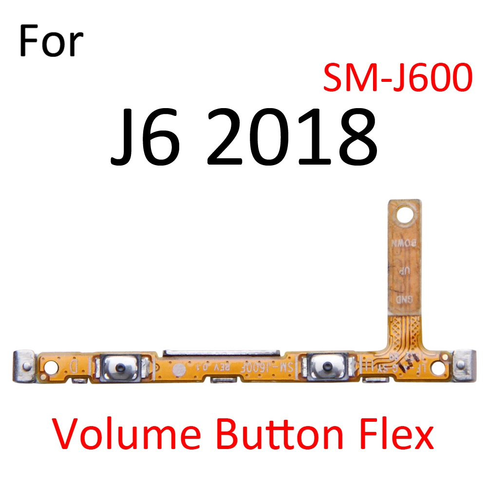 Power On Off Button Volume Switch Key Control Flex Cable Ribbon For Samsung Galaxy J8 J6 J4 J7 J5 J3 A9 2018 2017