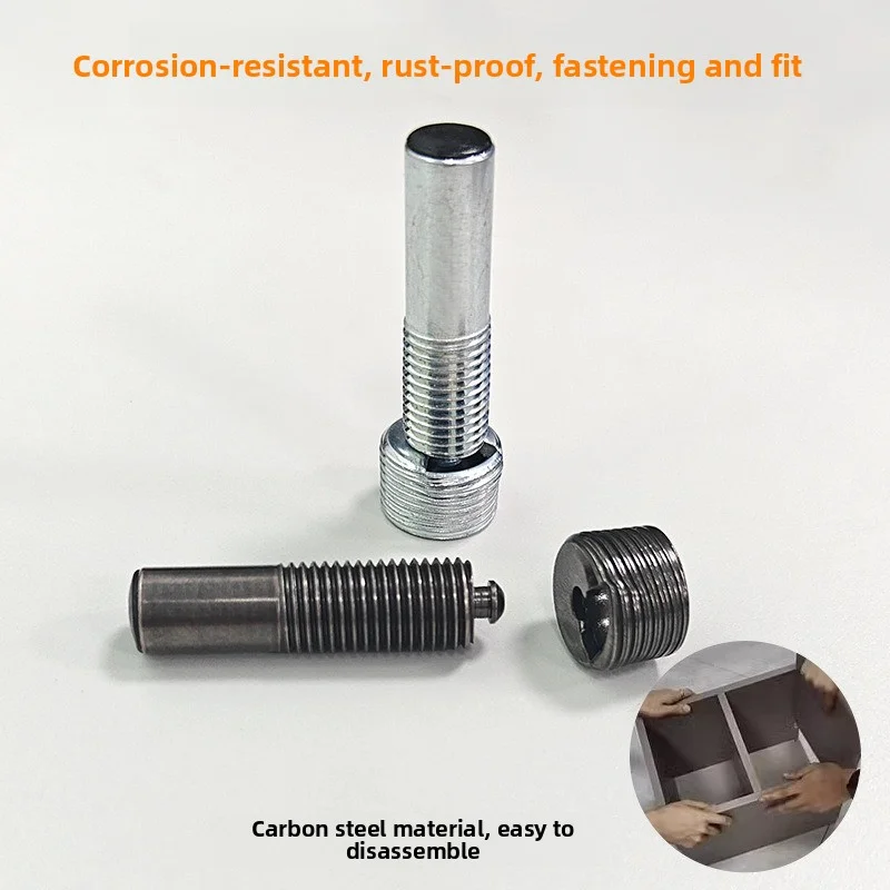 10/20 PCS Invisible 2 in 1 Connector Screw Fastener Hidden Laminate Cabinet Wardrobe Assembly Furniture Combined Fastener