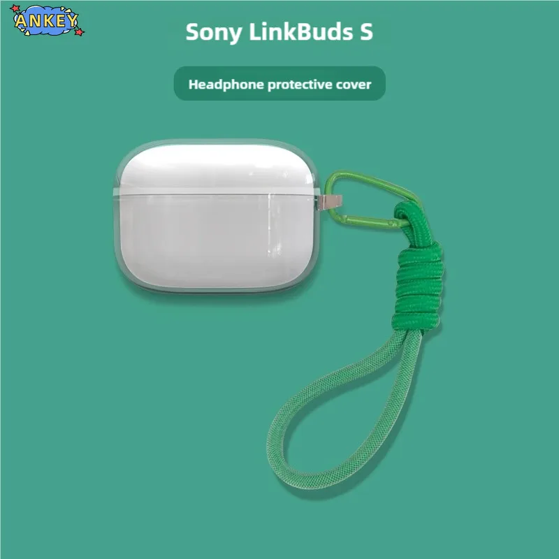 Clear Case for Sony LinkBuds S TPU Protective Transparent Covers WF-LS900N Bluetooth Earphone Headphone Portable Shell