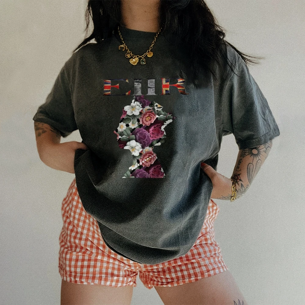 

Oversized Relaxed Fit T-Shirt for Women - White Cotton Shirts & Blouses Casual Streetwear Graphic Print Loose Tee Editor's Choic