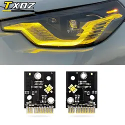 YELLOW Angel Eye For 2023 2024 BMW 2 Series G87 G42 M2 M240I CSL Style Daytime Running Lights Turn Light LED boards SET