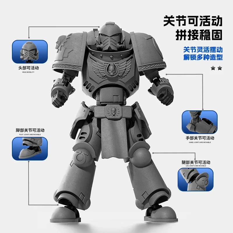 New Magnetic Mechanical Robot Movable Joints DIY Versatile Assembly 3D Printing Lucky Dummy Model Toy Action Figure Boy Gifts