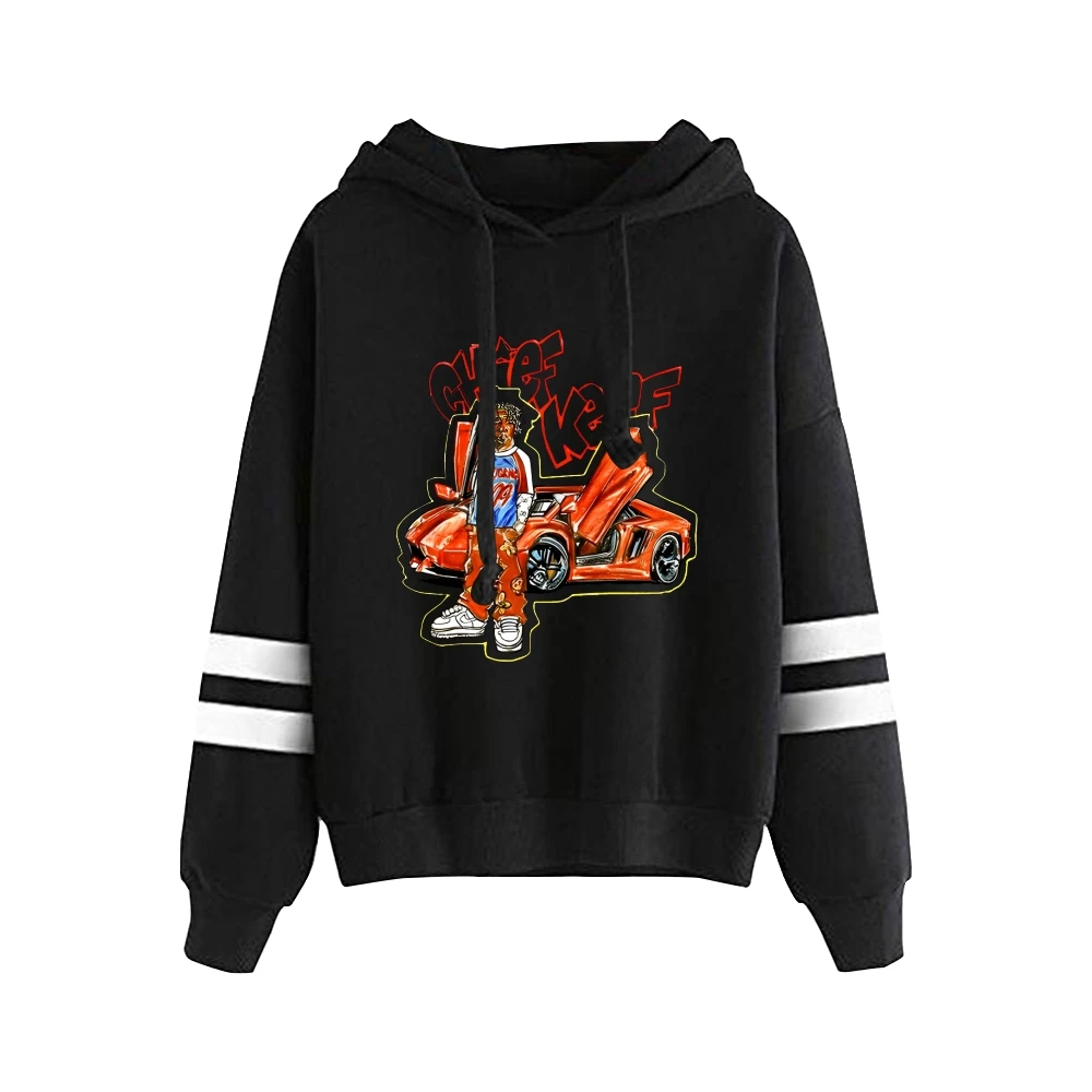 

Chief Keef Hip Hop Hoodie Unisex Pocketless Parallel Bars Sleeve Streetwear Women Men Sweatshirt Fashion Aesthetic Clothes