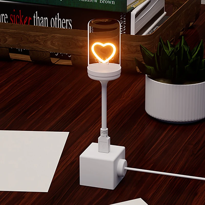 ضوء ليلي LED USB محمول، توصيل وتشغيل مصباح مكتبي LED صغير هدايا للسفر في المكتب المنزلي #1