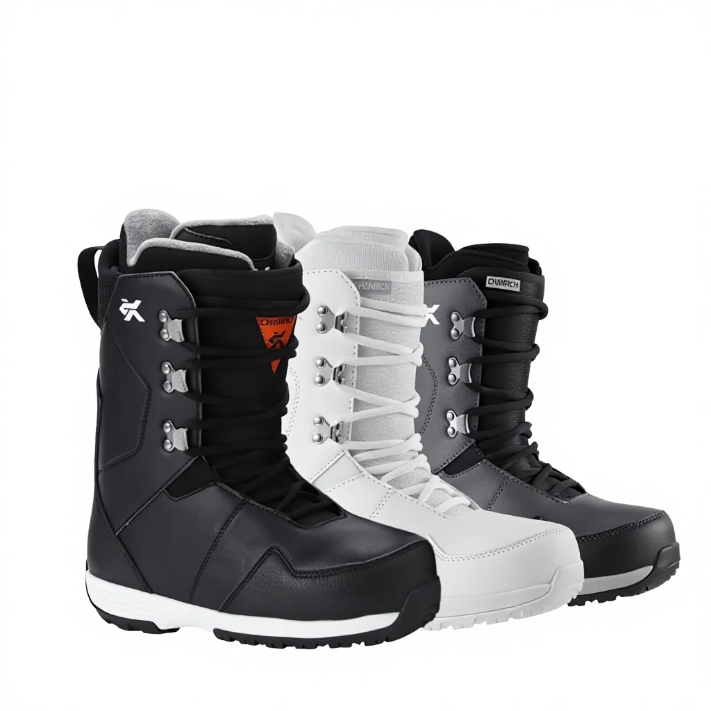 Outdoor Sports Snowboard Shoes Men's Women's Traditional Lace-up Junior All-round Ski Equipment Waterproof Cold-proof Warm