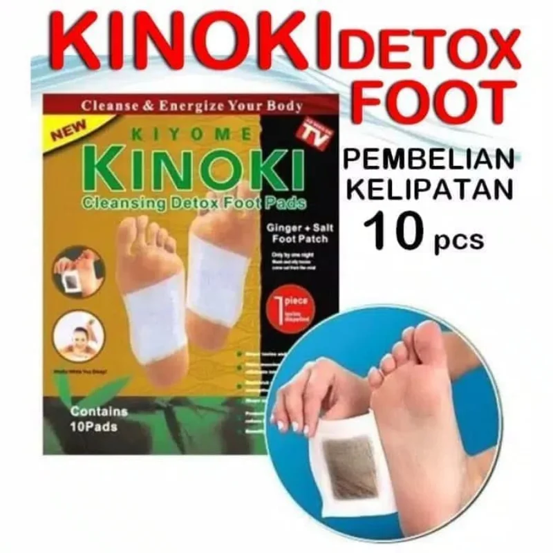 Kinoki Cleansing Detox Foot Herbal Natural Herbal Deep Cleansing Ginger Detoxification Improve Sleep Dehumidification Foot Patch