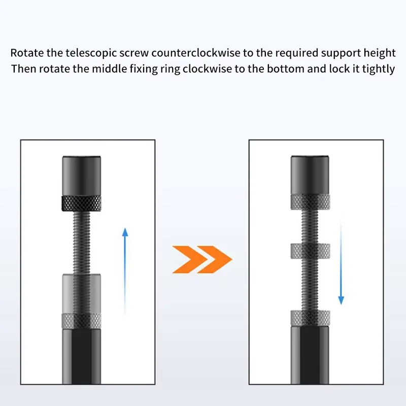 Soporte para tarjeta gráfica, soporte para GPU, soporte para tarjeta de vídeo, soporte giratorio telescópico Vertical de aluminio para GPU, soporte antihundimiento